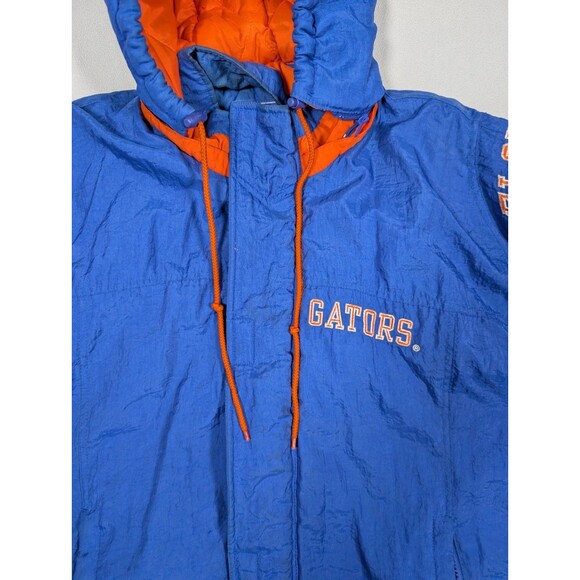 Vintage 90's Starter NCAA Florida Gators Mens Jacket Medium Zip Hoodie Logo - Picture 8 of 13